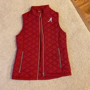 Women’s Alabama Red Quilted Vest